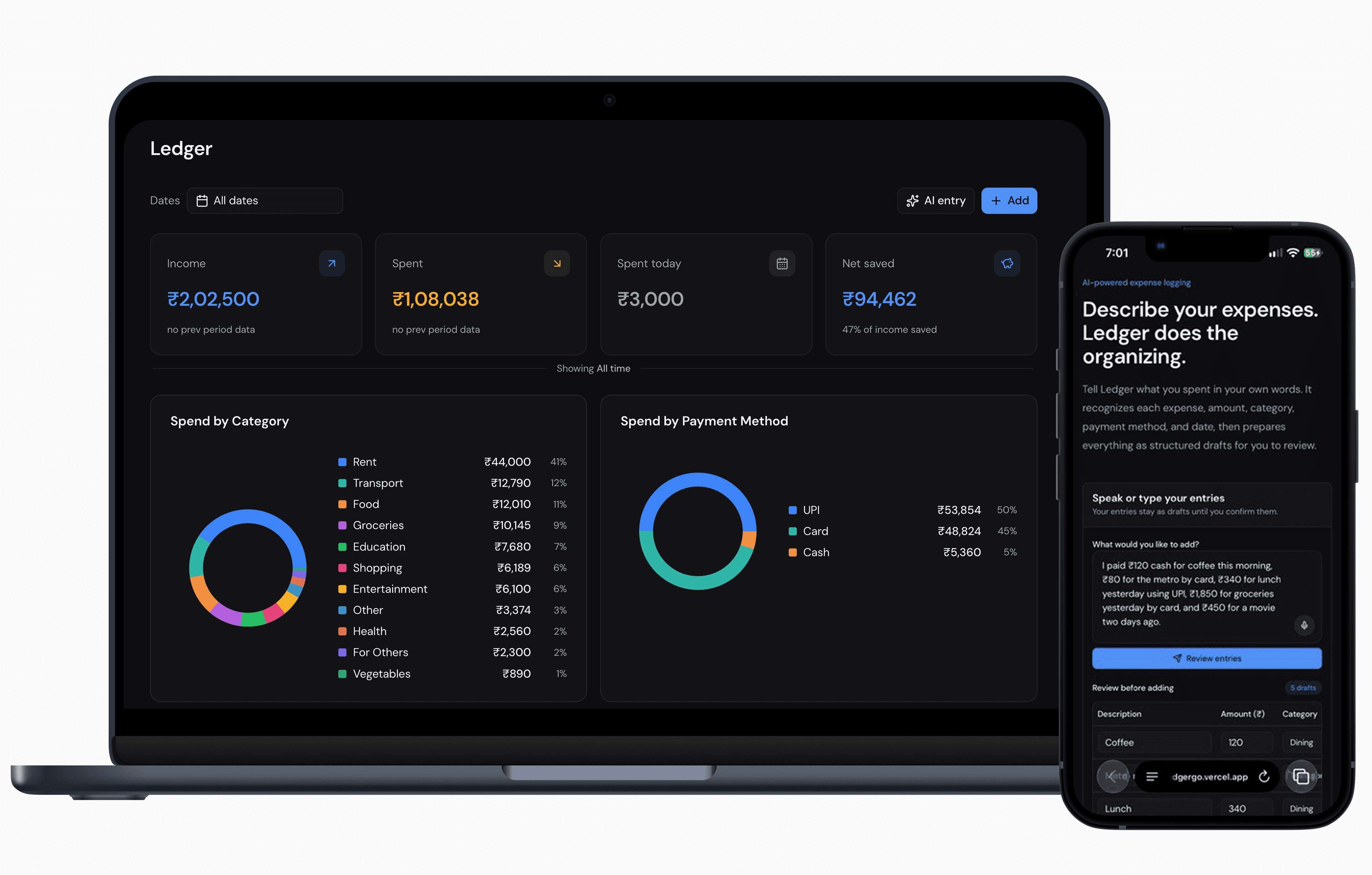 Ledger preview