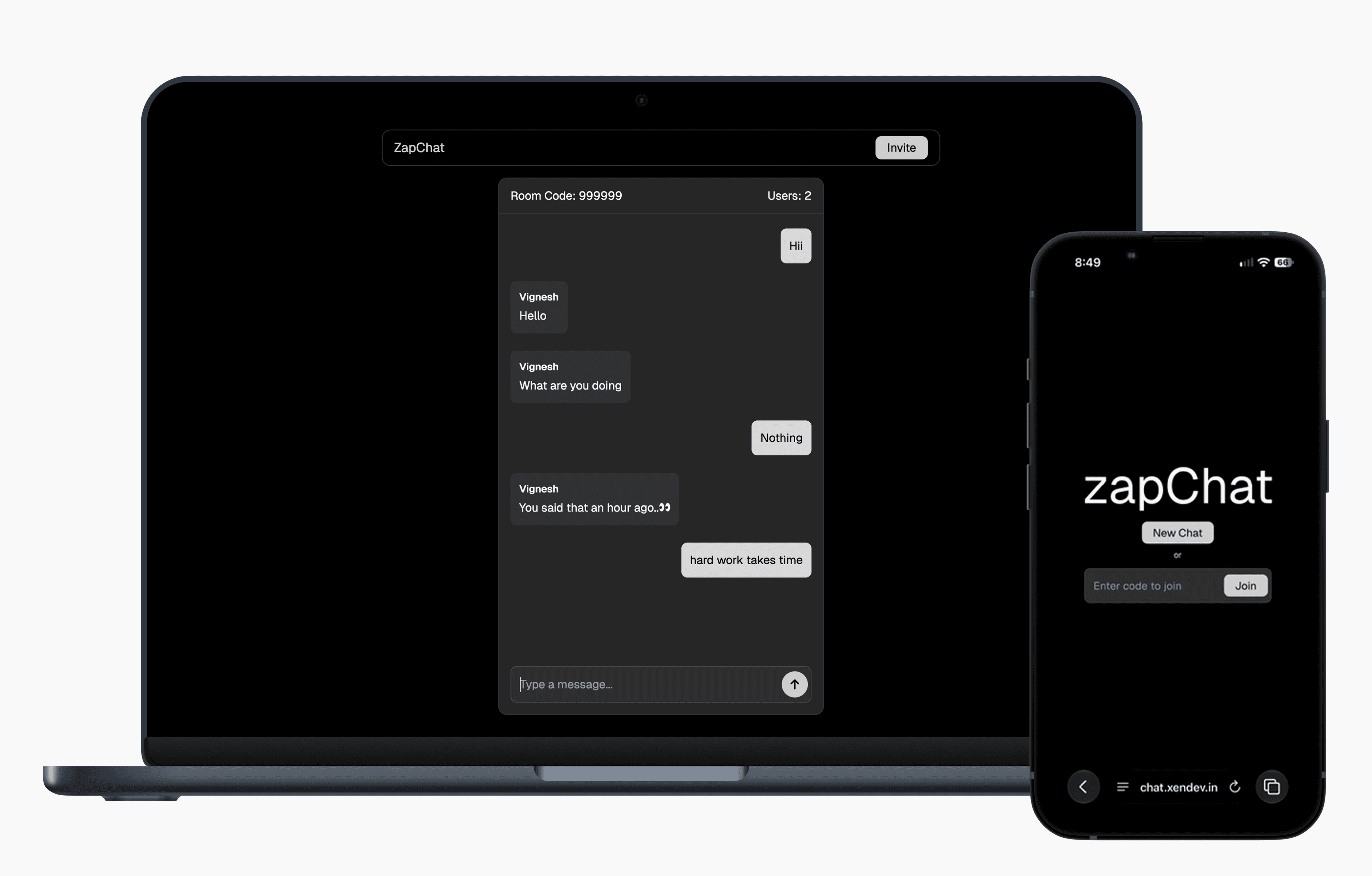 ZapChat preview